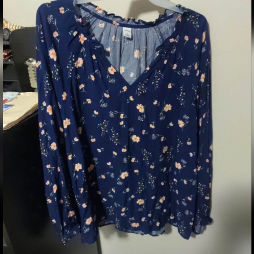 Old Navy Floral Blouse Sz.L